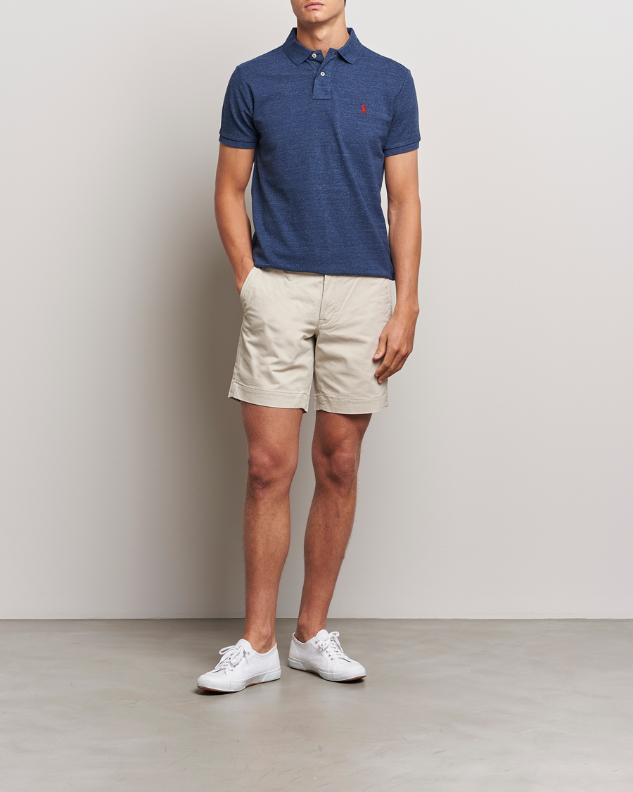 Herre | Polotrøjer | Polo Ralph Lauren | Custom Slim Fit Polo Classic Royal Heather