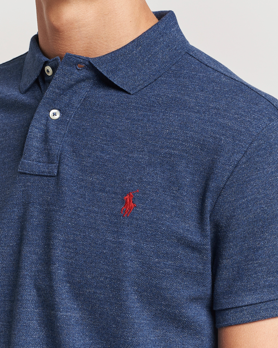 Herre | Polotrøjer | Polo Ralph Lauren | Custom Slim Fit Polo Classic Royal Heather