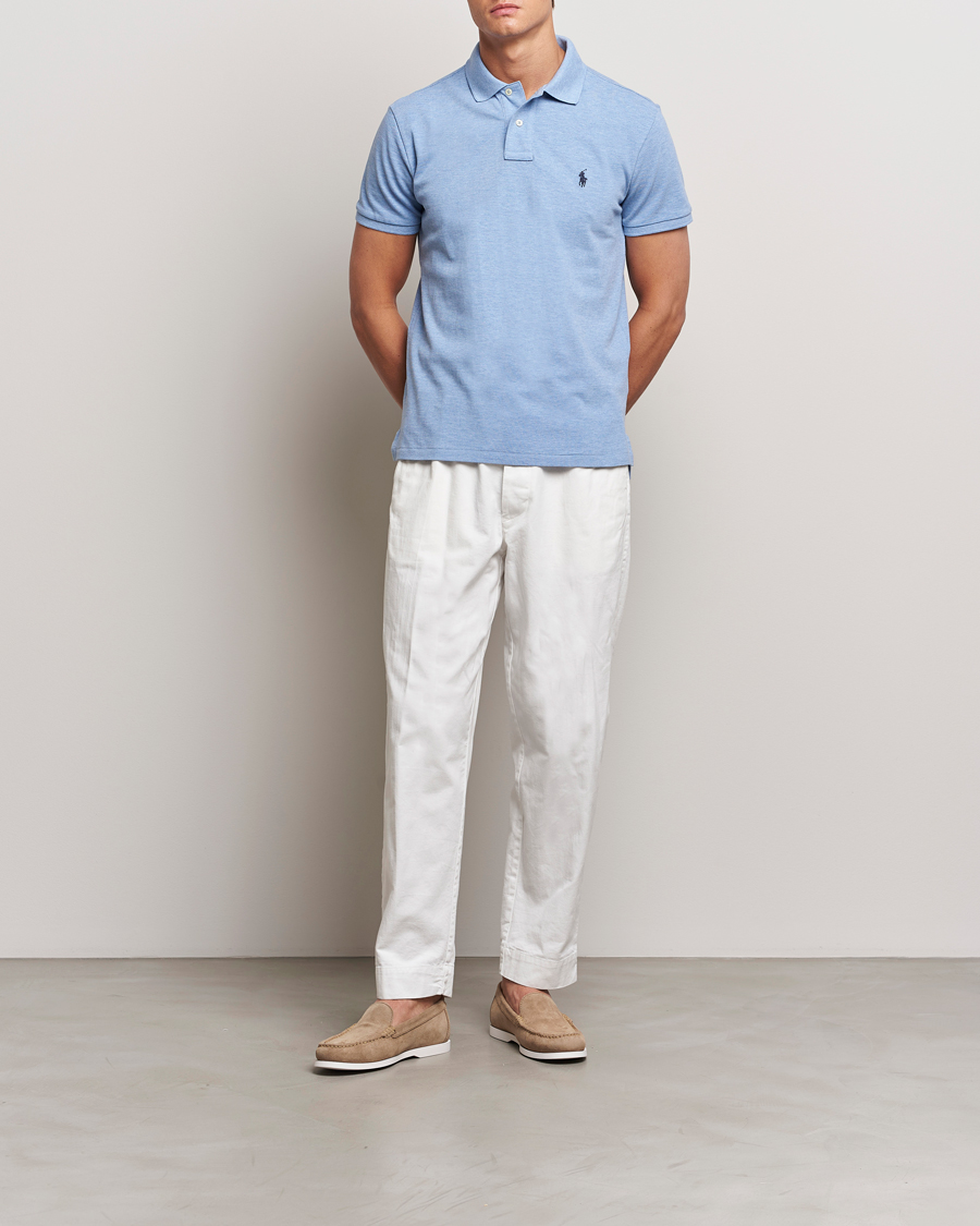 Herre | Polotrøjer | Polo Ralph Lauren | Custom Slim Fit Polo Isle Heather