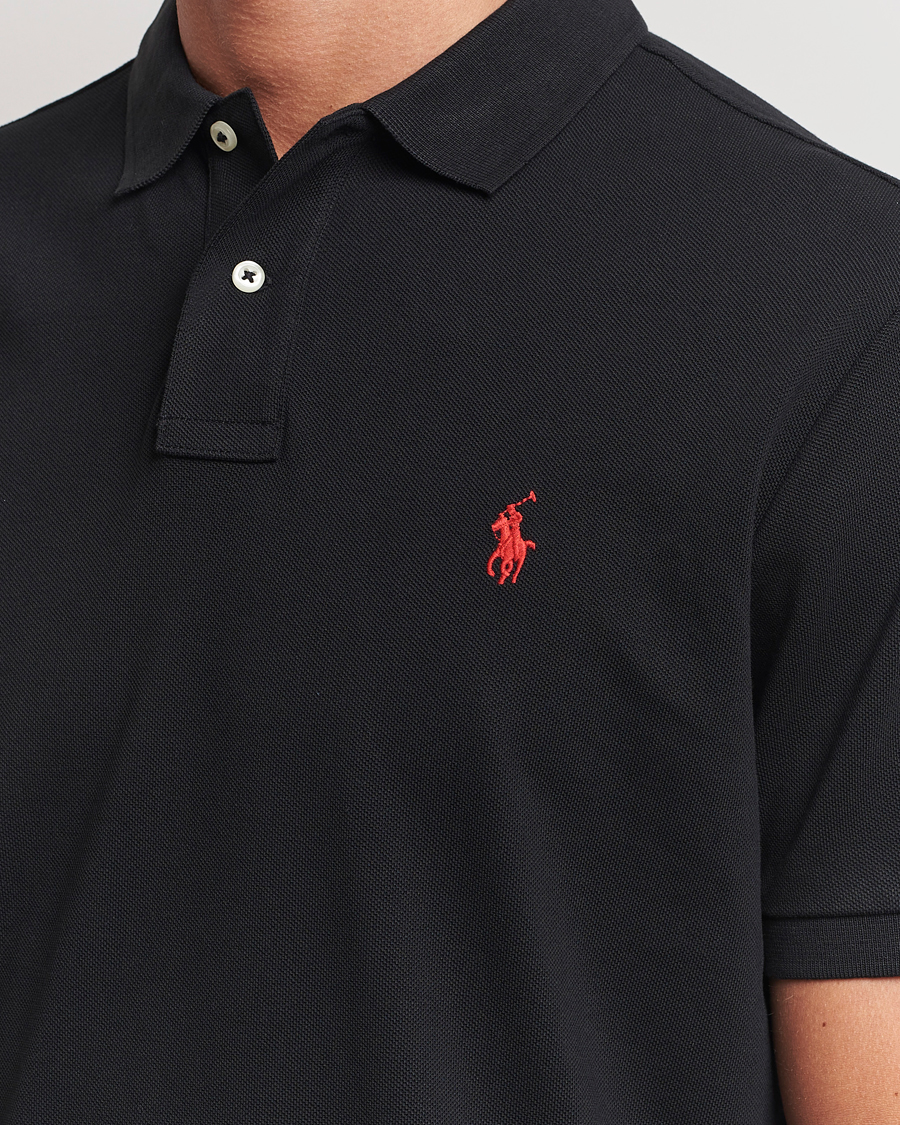 Herre | Polotrøjer | Polo Ralph Lauren | Custom Slim Fit Polo Black