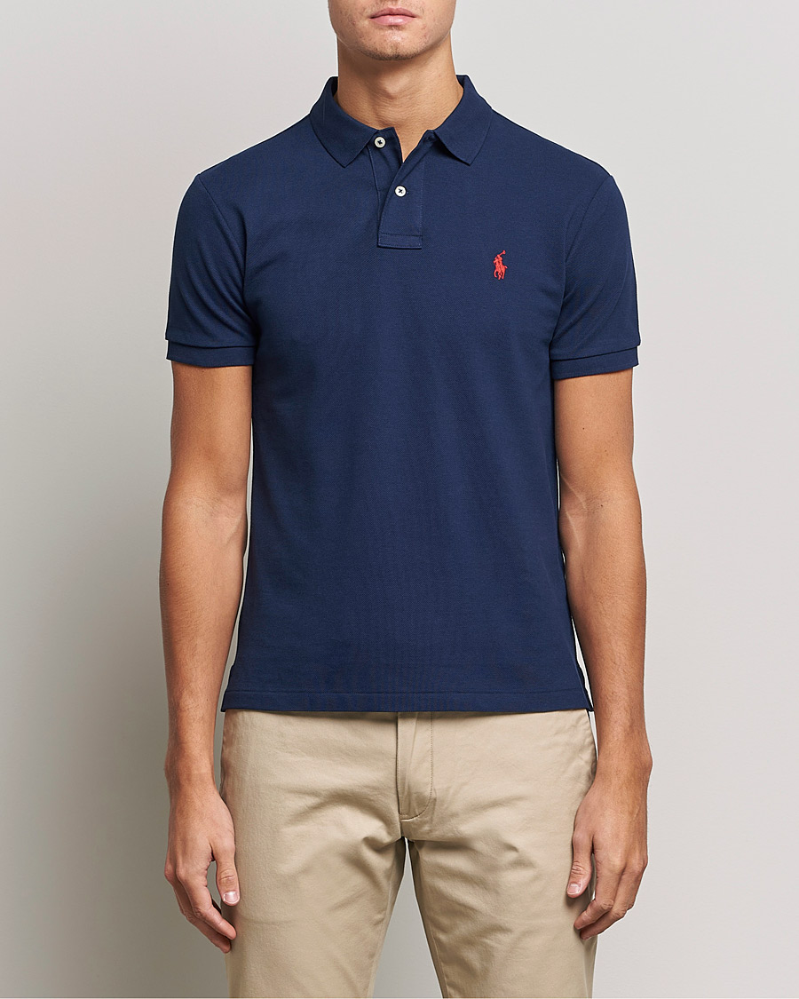 Herre | Polo Ralph Lauren | Polo Ralph Lauren | Slim Fit Polo Newport Navy