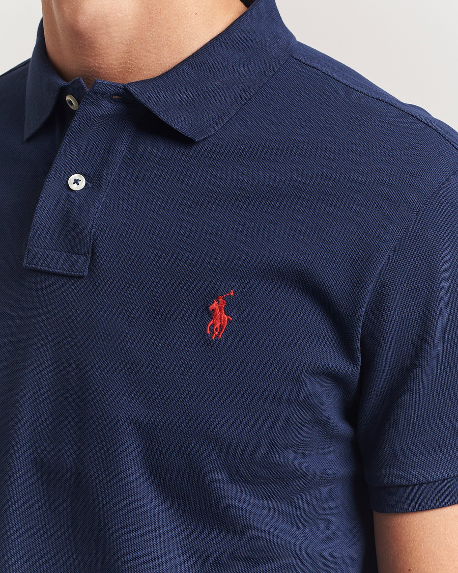 Herre | Polotrøjer | Polo Ralph Lauren | Slim Fit Polo Newport Navy