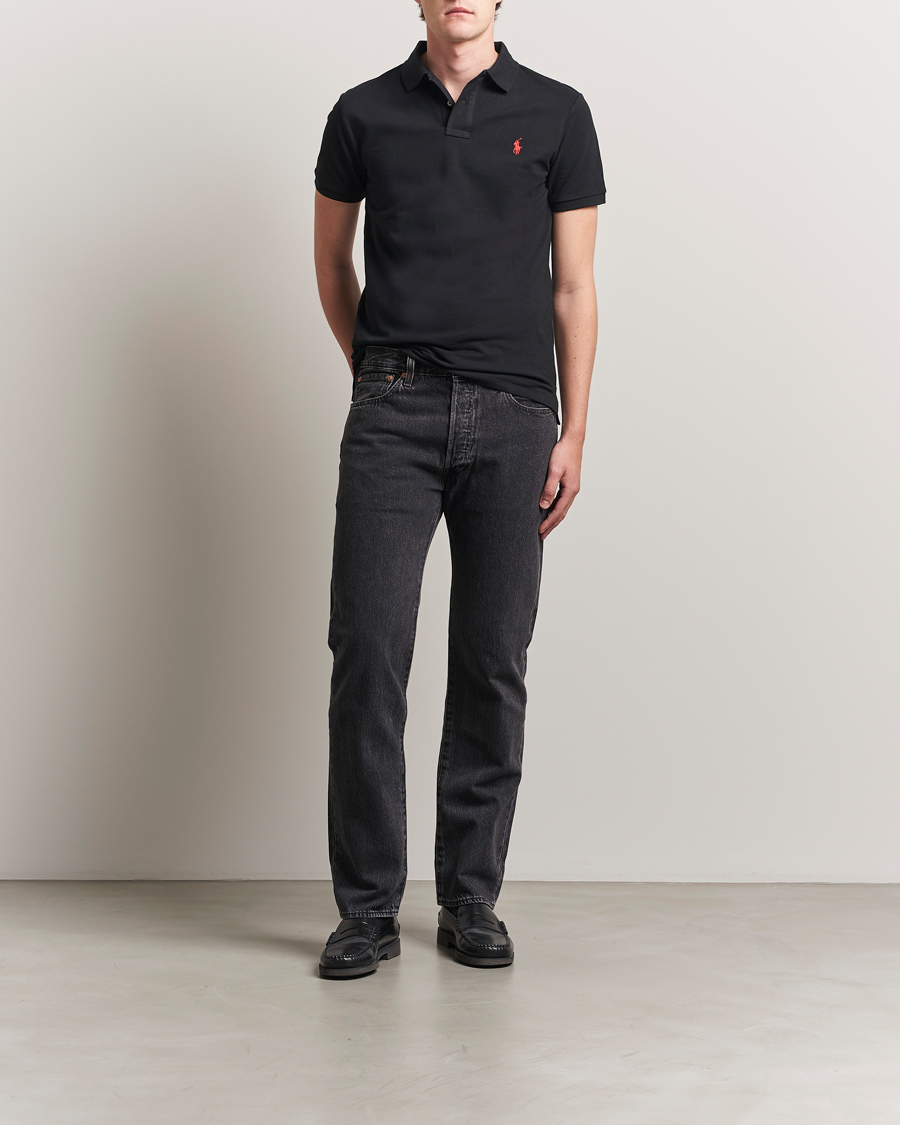 Herre | Polotrøjer | Polo Ralph Lauren | Slim Fit Polo Polo Black