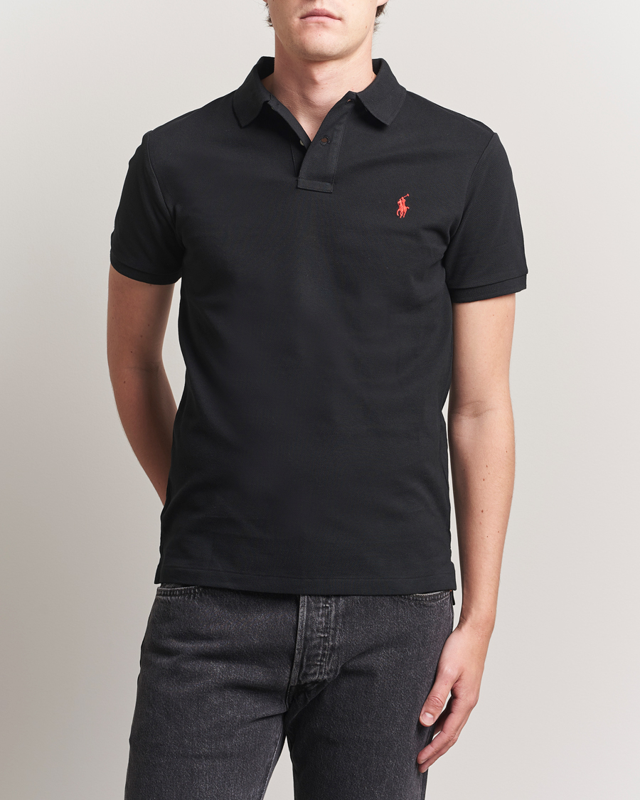 Herre | Polotrøjer | Polo Ralph Lauren | Slim Fit Polo Polo Black