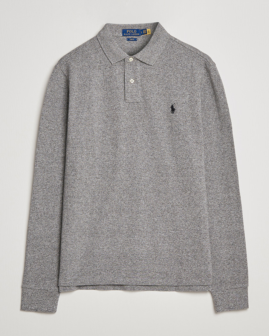 Herre | Polotrøjer | Polo Ralph Lauren | Slim Fit Long Sleeve Polo Canterbury Heather