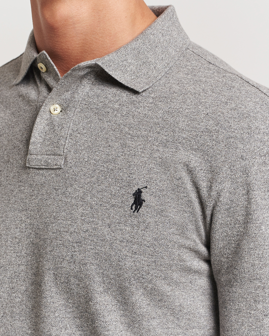 Herre | Polotrøjer | Polo Ralph Lauren | Slim Fit Long Sleeve Polo Canterbury Heather