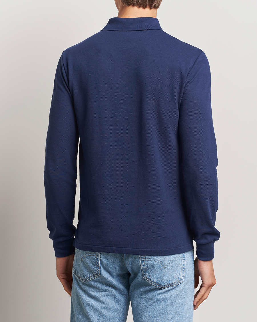 Herre | Polotrøjer | Polo Ralph Lauren | Slim Fit Long Sleeve Polo Newport Navy