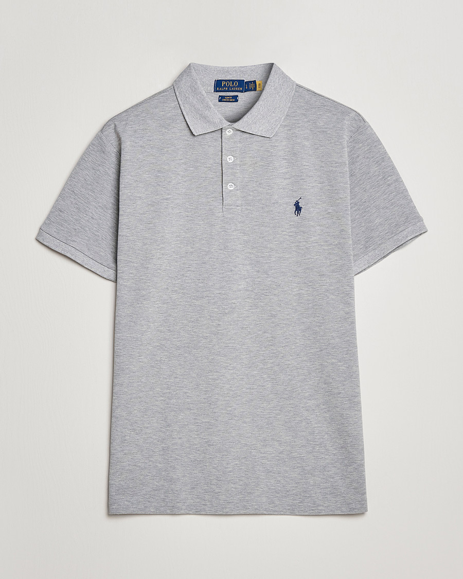 Herre | Polotrøjer | Polo Ralph Lauren | Slim Fit Stretch Polo Andover Heather