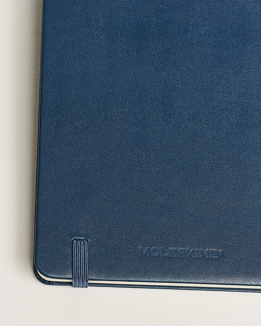 Herre | Notesbøger | Moleskine | Plain Hard Notebook Large Sapphire Blue
