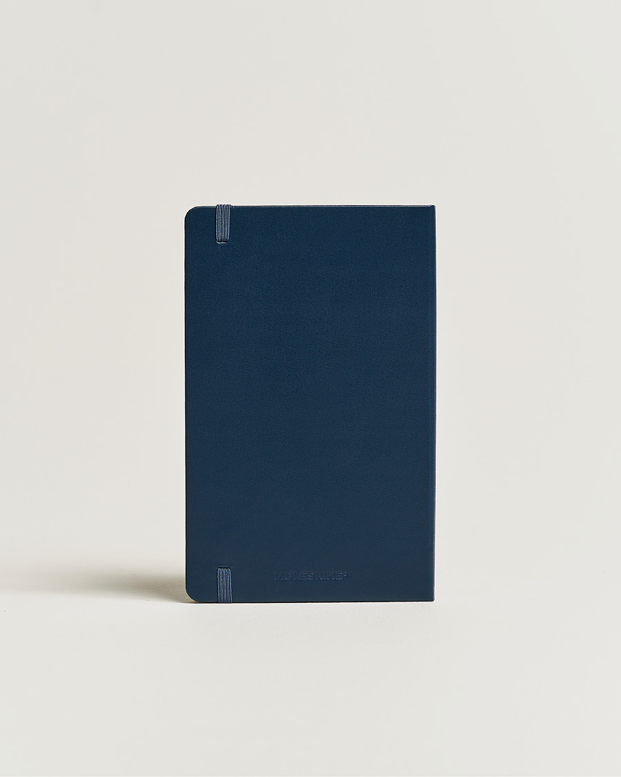 Herre | Notesbøger | Moleskine | Plain Hard Notebook Large Sapphire Blue