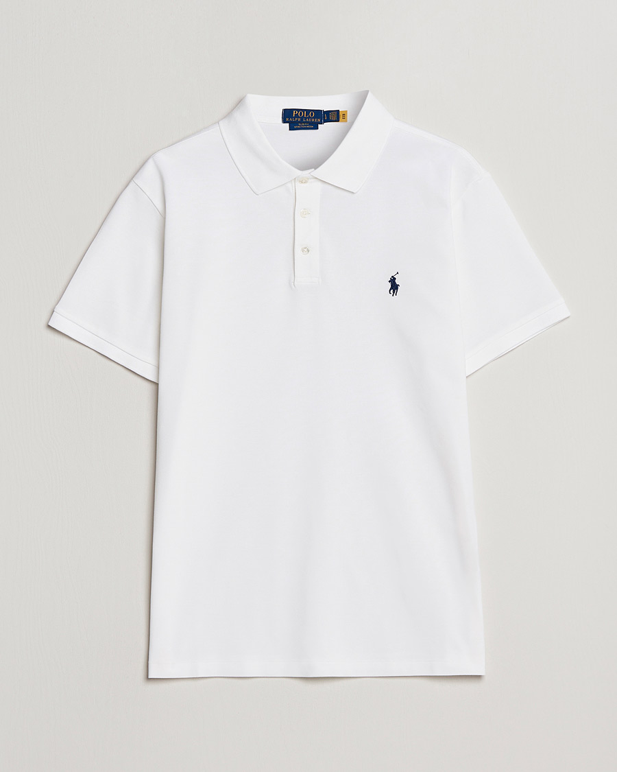 Herre | Polotrøjer | Polo Ralph Lauren | Slim Fit Stretch Polo White