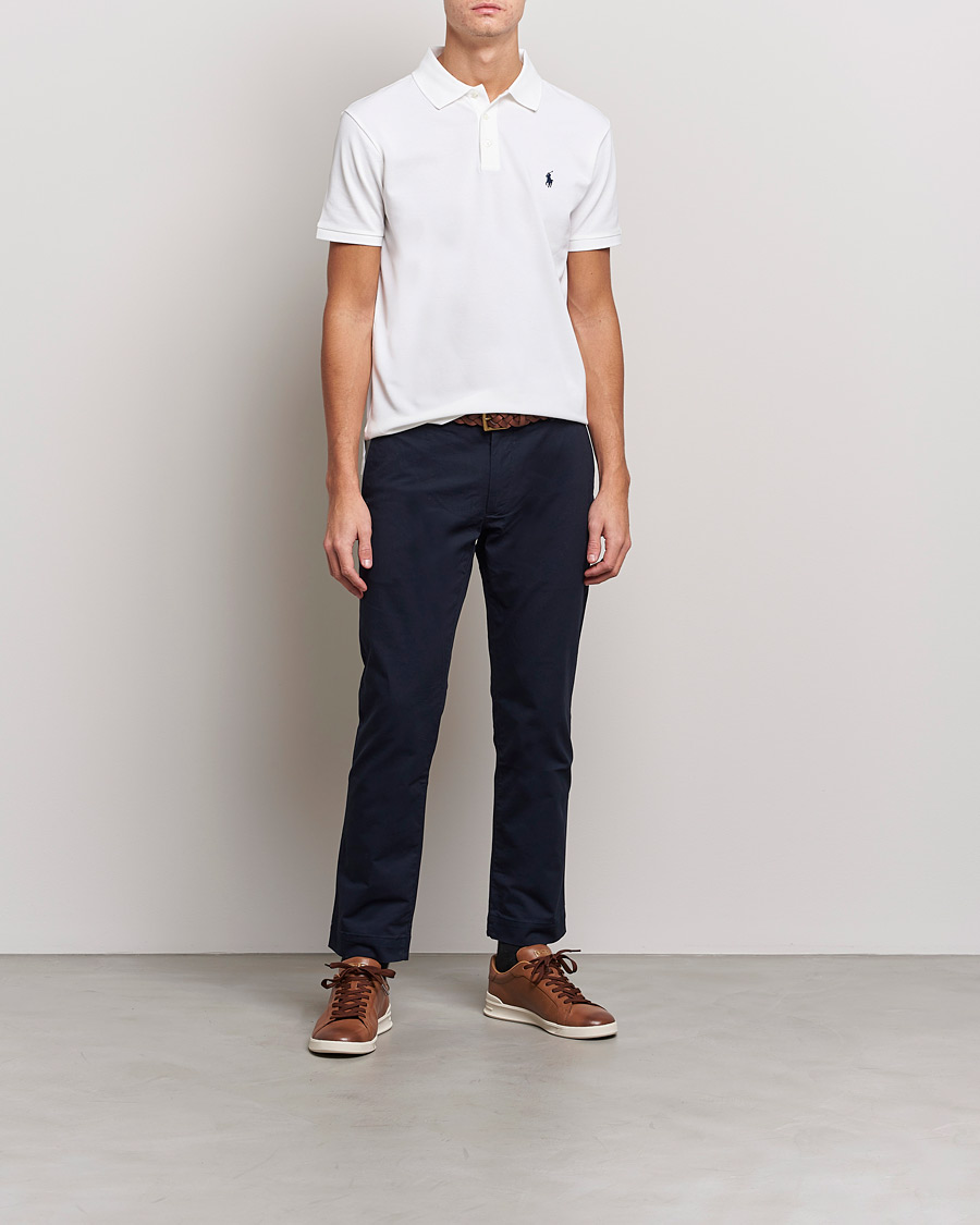 Herre | Polotrøjer | Polo Ralph Lauren | Slim Fit Stretch Polo White
