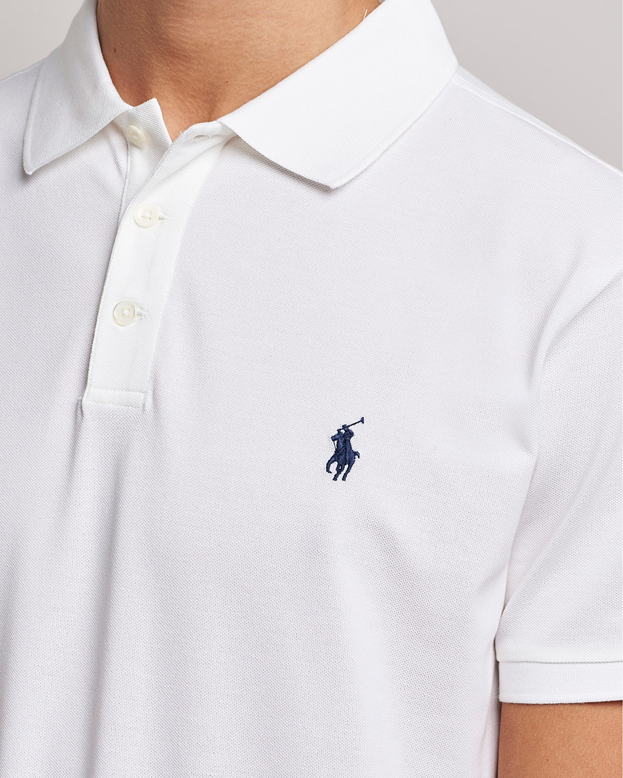 Herre | Polotrøjer | Polo Ralph Lauren | Slim Fit Stretch Polo White