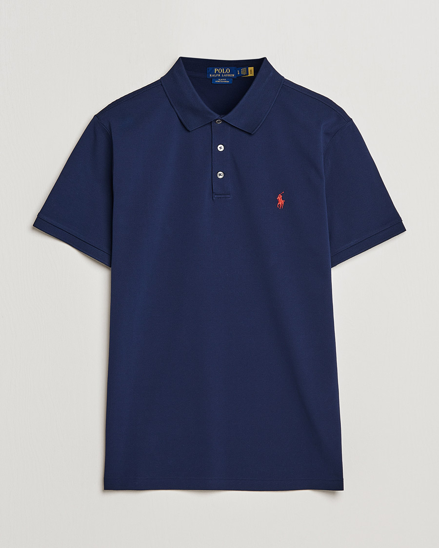 Herre | Polotrøjer | Polo Ralph Lauren | Slim Fit Stretch Polo Refined Navy
