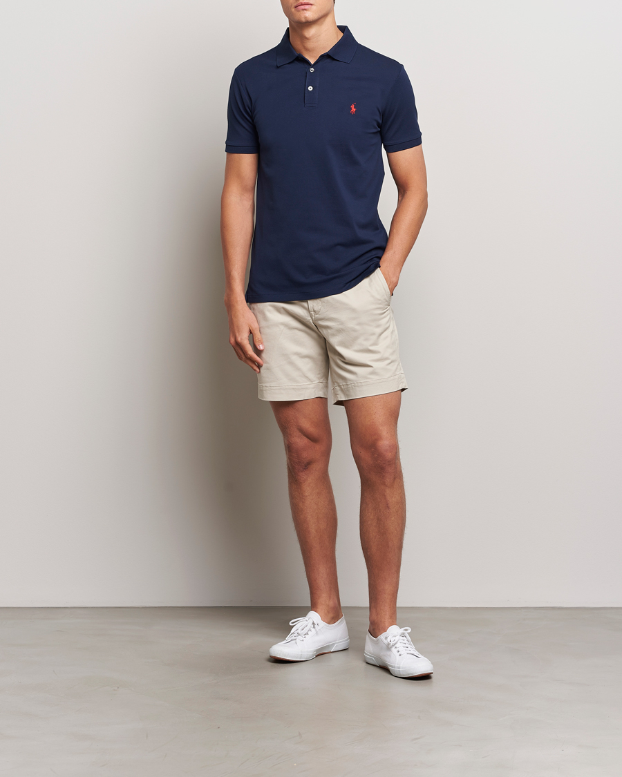 Herre | Polotrøjer | Polo Ralph Lauren | Slim Fit Stretch Polo Refined Navy