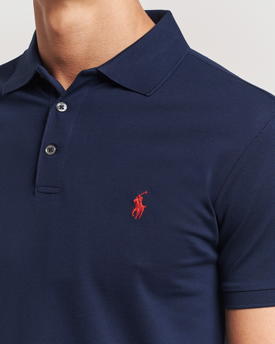 Herre | Polotrøjer | Polo Ralph Lauren | Slim Fit Stretch Polo Refined Navy