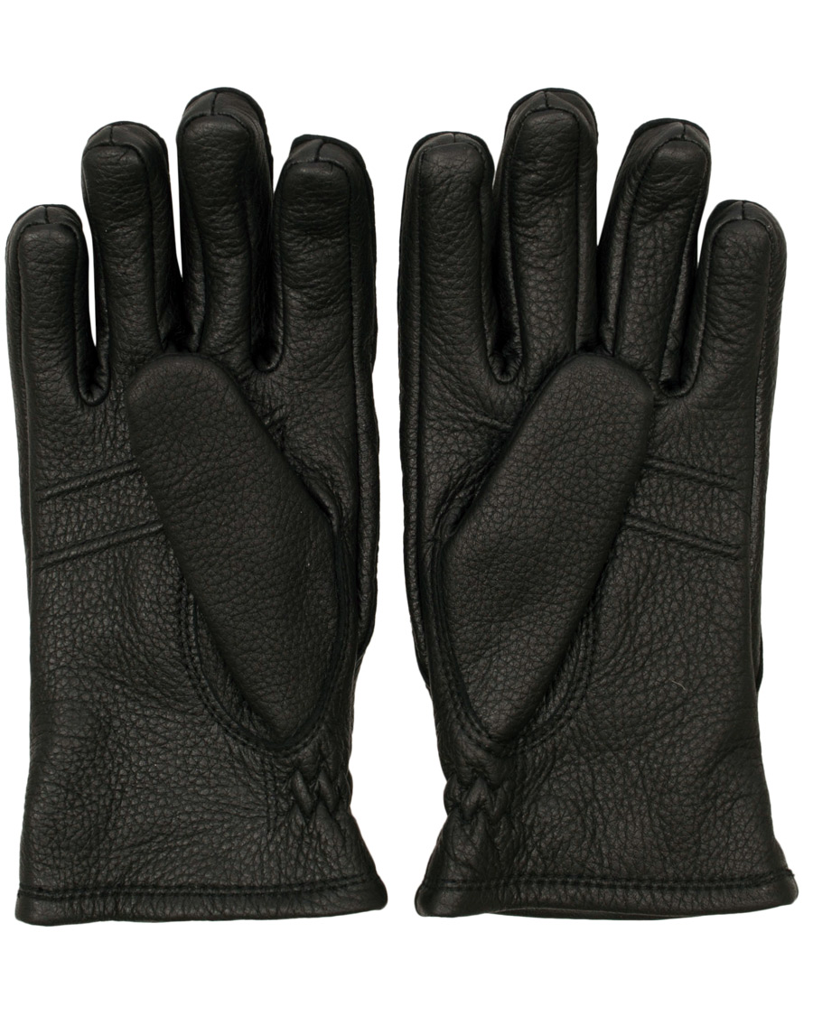 Herre | Hestra Särna Fleece Liner Elkskin Glove Black | Hestra | Särna Fleece Liner Elkskin Glove Black