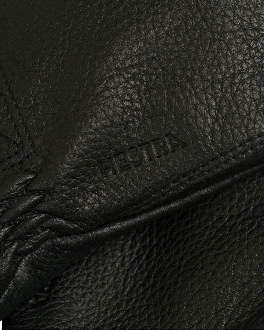 Herre | Hestra Särna Fleece Liner Elkskin Glove Black | Hestra | Särna Fleece Liner Elkskin Glove Black