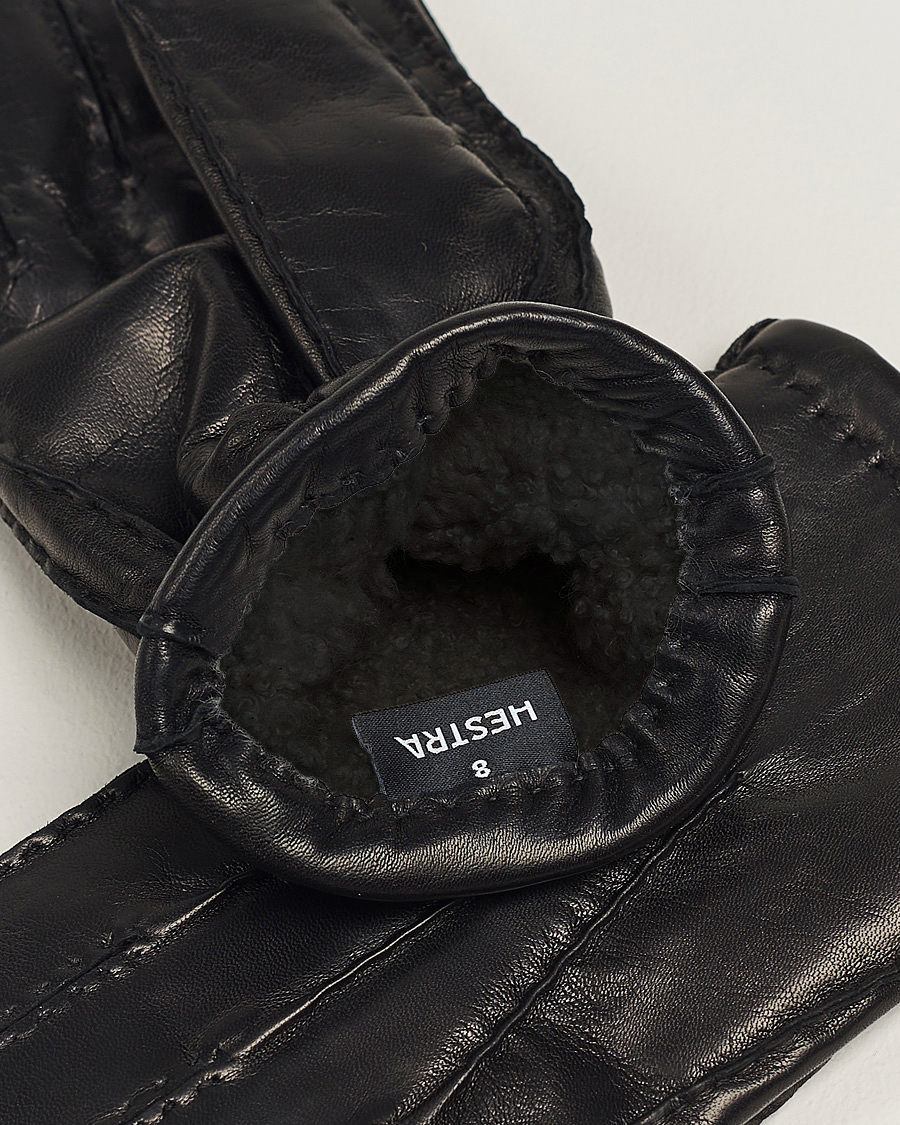 Herre | Tilbehør | Hestra | George Lambskin Hairsheep Glove Black