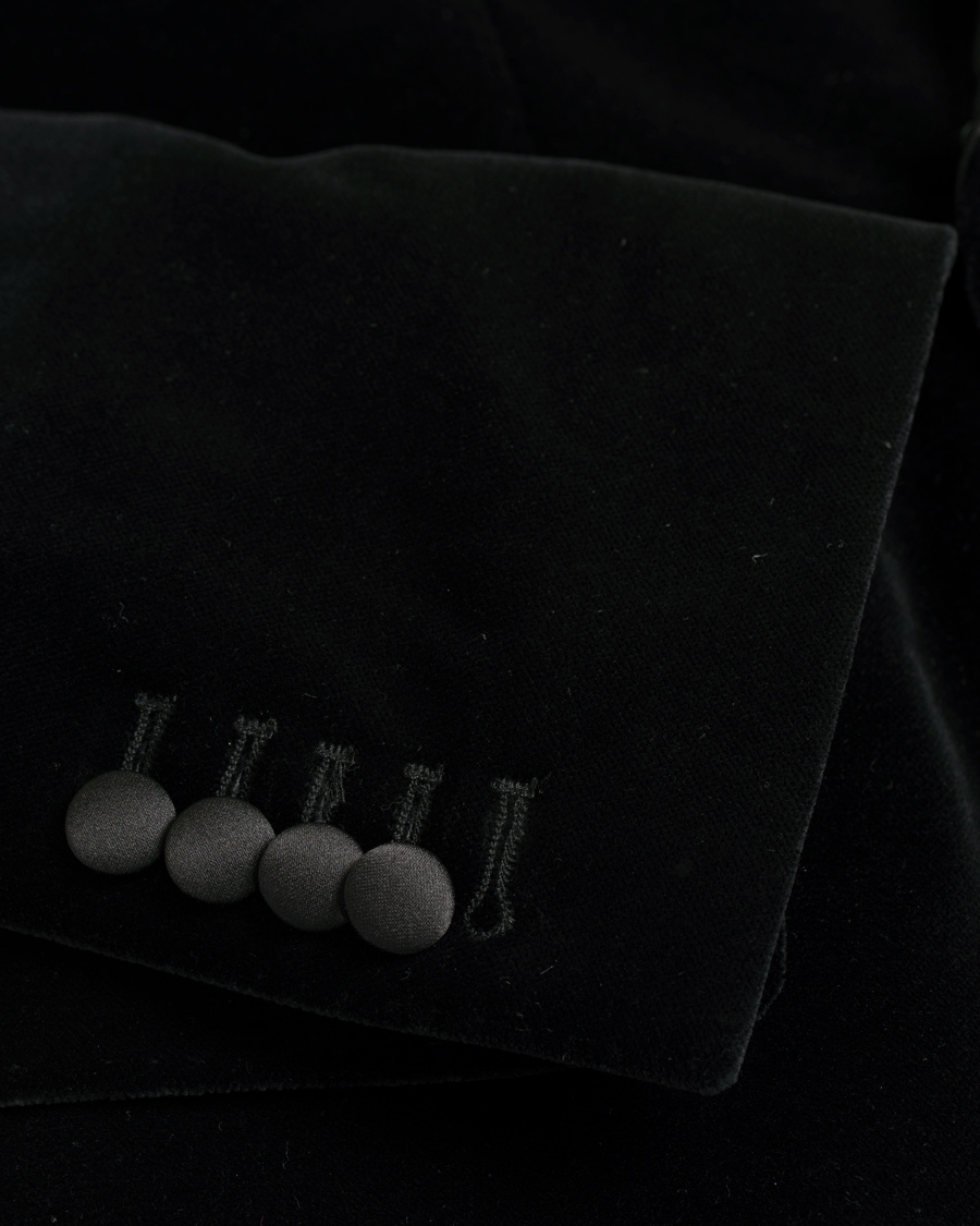 Herre | Blazere & jakker | Morris Heritage | Tuxedo Velvet Shawl Collar Double Breasted Blazer Black