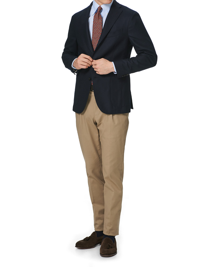 Herre | Skjorter | Stenströms | Slimline Button Down Shirt Light Blue
