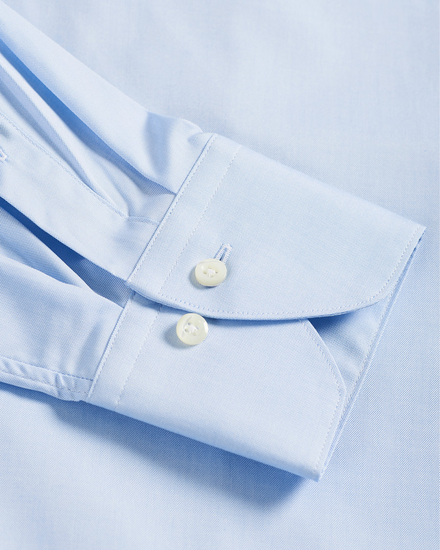 Herre | Skjorter | Stenströms | Slimline Button Down Shirt Light Blue