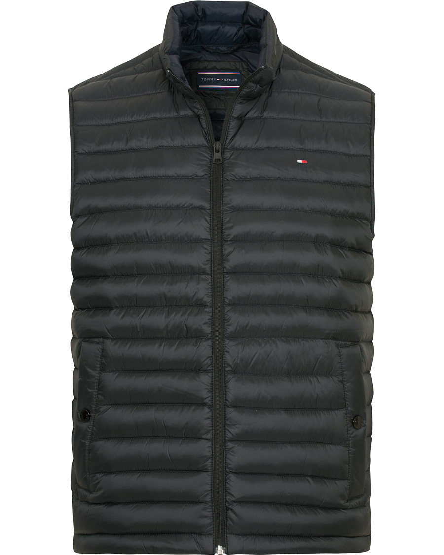 Herre | Jakker | Tommy Hilfiger | Lightweight Down Vest Jet Black