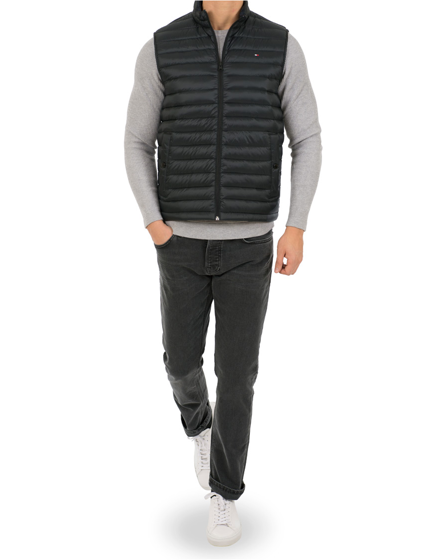 Herre | Jakker | Tommy Hilfiger | Lightweight Down Vest Jet Black