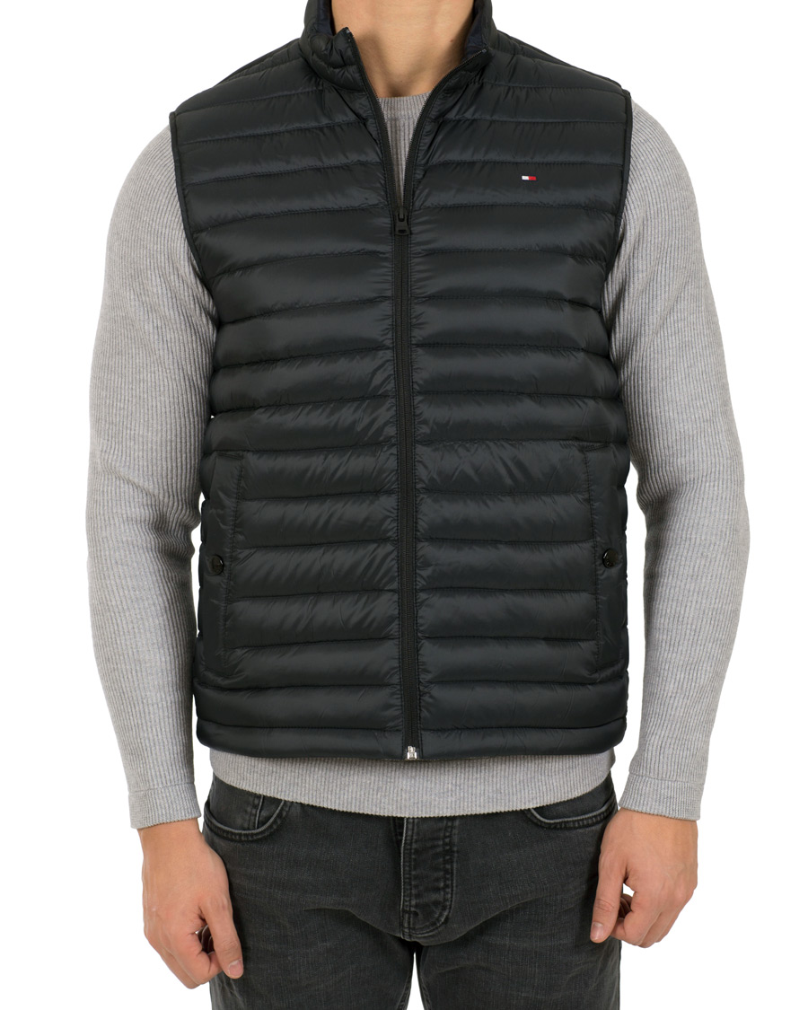 Herre | Jakker | Tommy Hilfiger | Lightweight Down Vest Jet Black