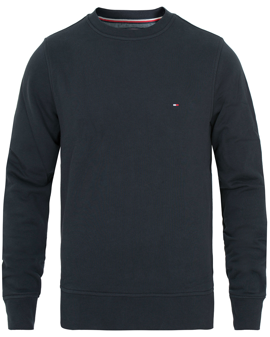 Herre | Trøjer | Tommy Hilfiger | Cotton Crew Neck Sweatshirt Sky Captain