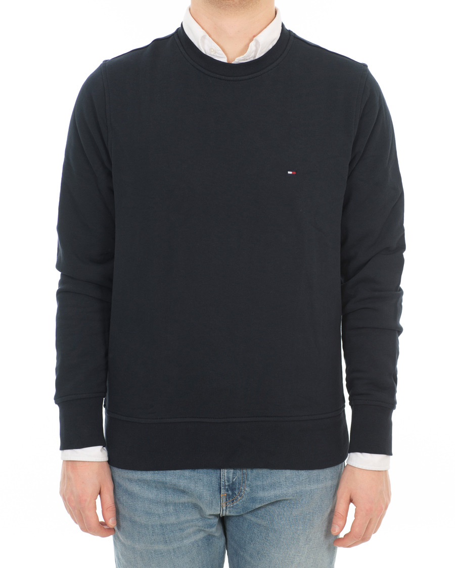 Herre | Trøjer | Tommy Hilfiger | Cotton Crew Neck Sweatshirt Sky Captain