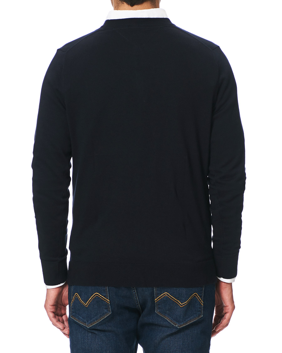 Herre | Trøjer | Tommy Hilfiger | Cotton/Silk Crew Neck Pullover Sky Captain