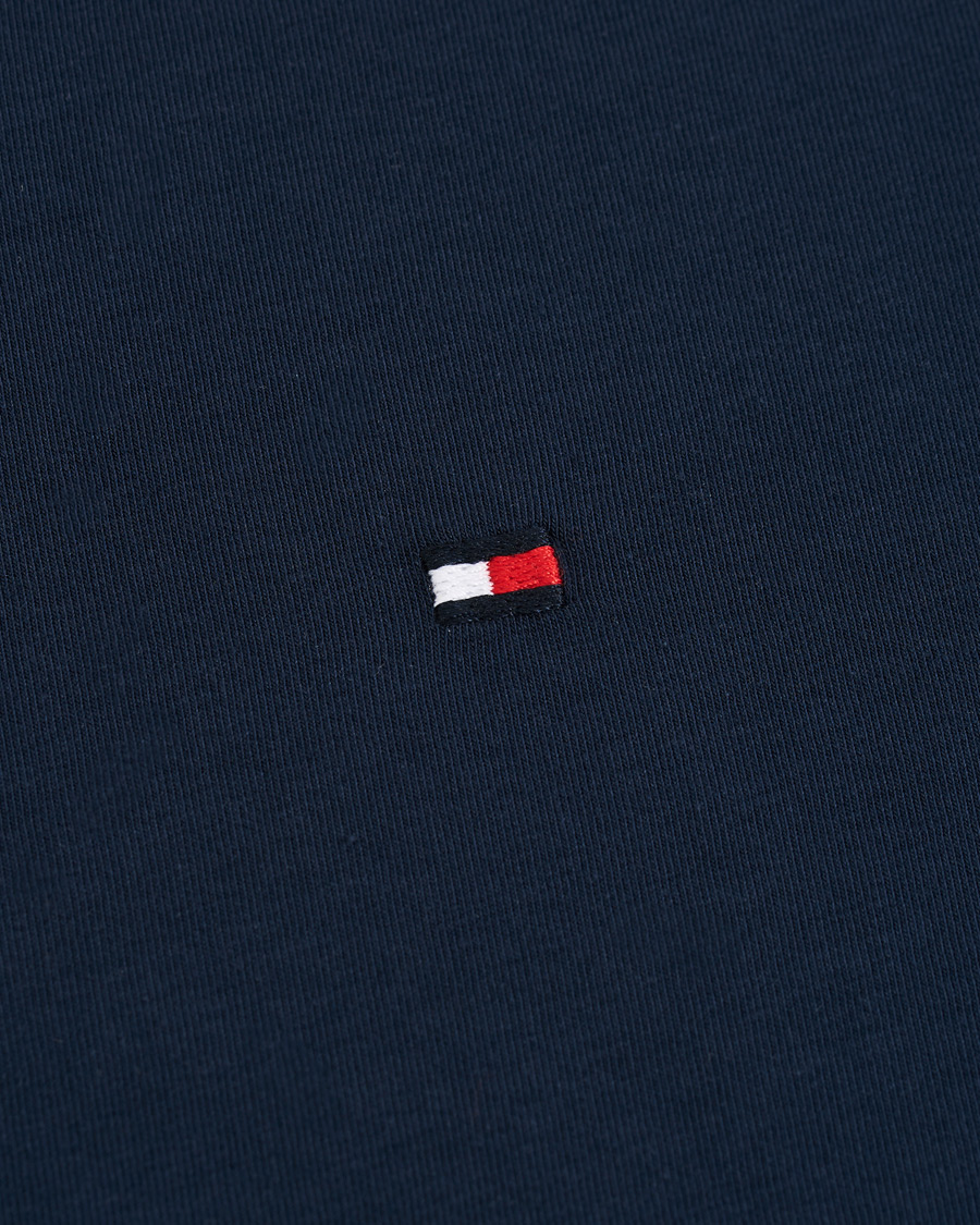 Herre | T-Shirts | Tommy Hilfiger | Slim Fit Stretch V-Neck Tee Navy Blazer