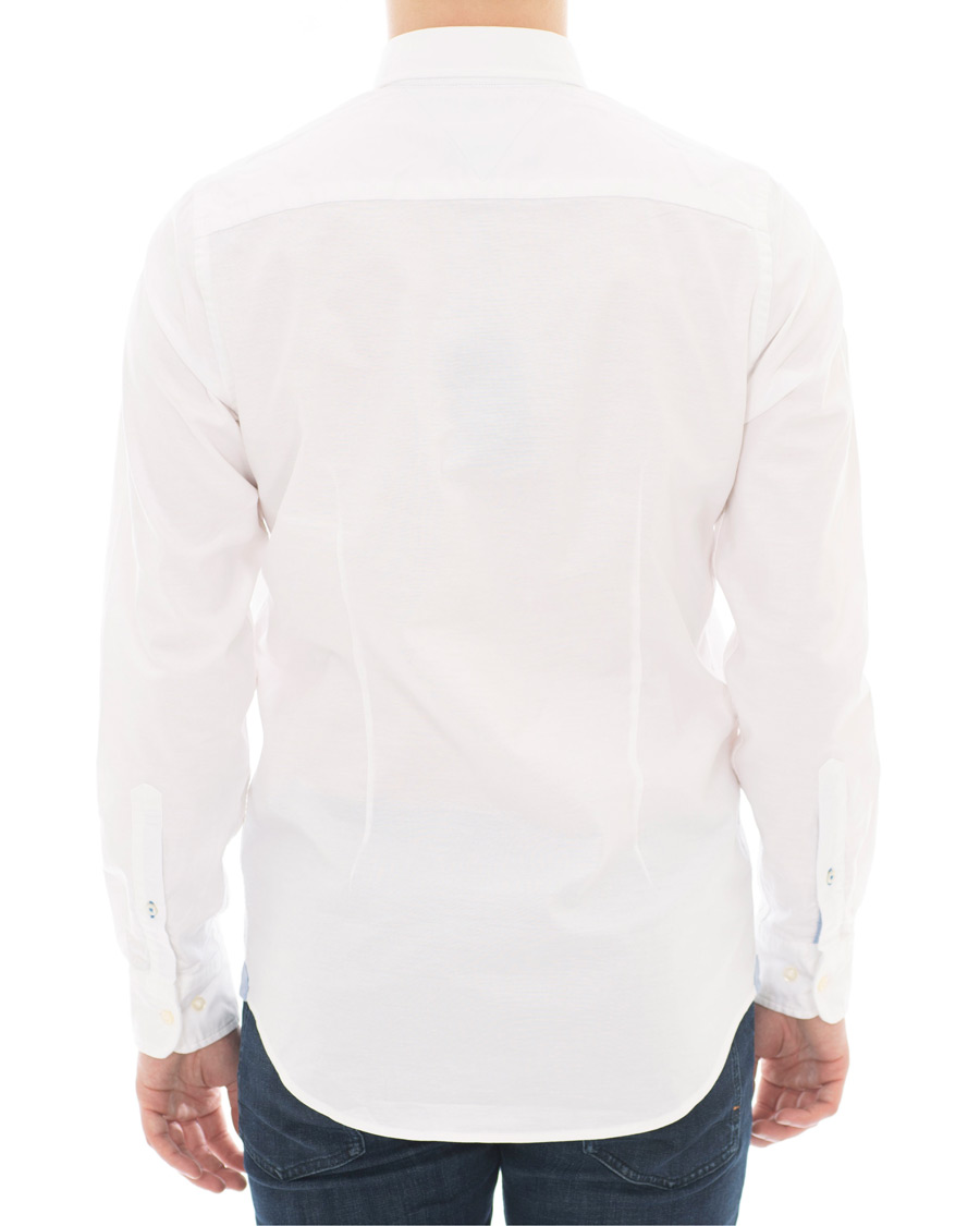 Herre | Skjorter | Tommy Hilfiger | Slim Fit Stretch Oxford Shirt Bright White
