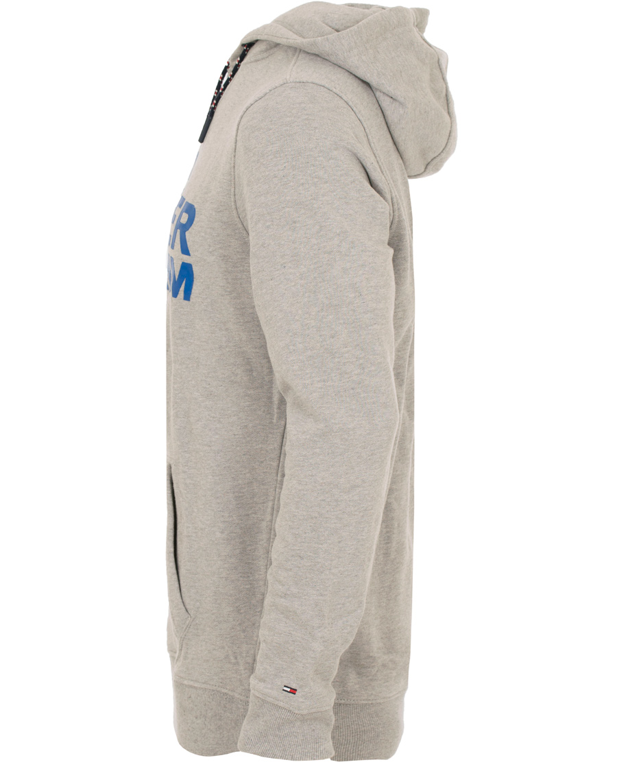 Herre | Trøjer | Tommy Hilfiger Denim | Branded Logo Hoodie Grey