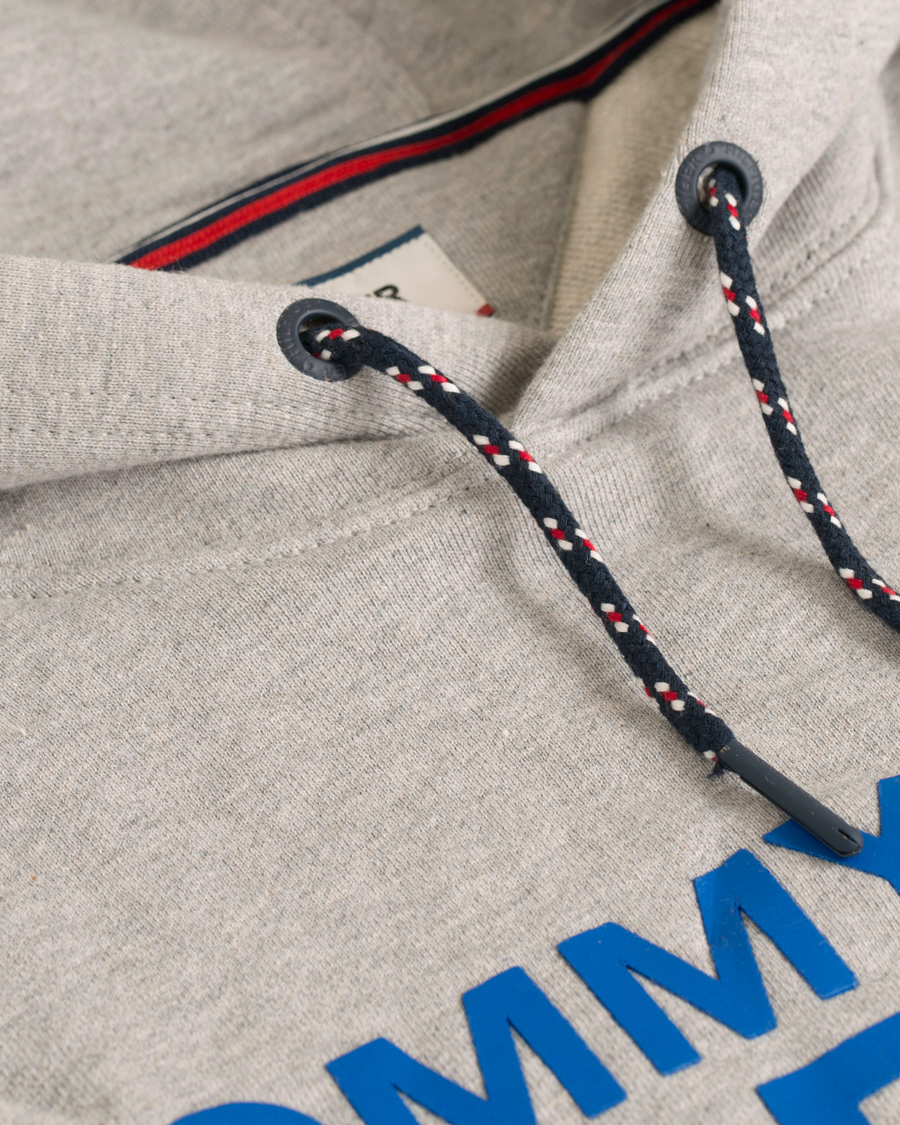 Herre | Trøjer | Tommy Hilfiger Denim | Branded Logo Hoodie Grey