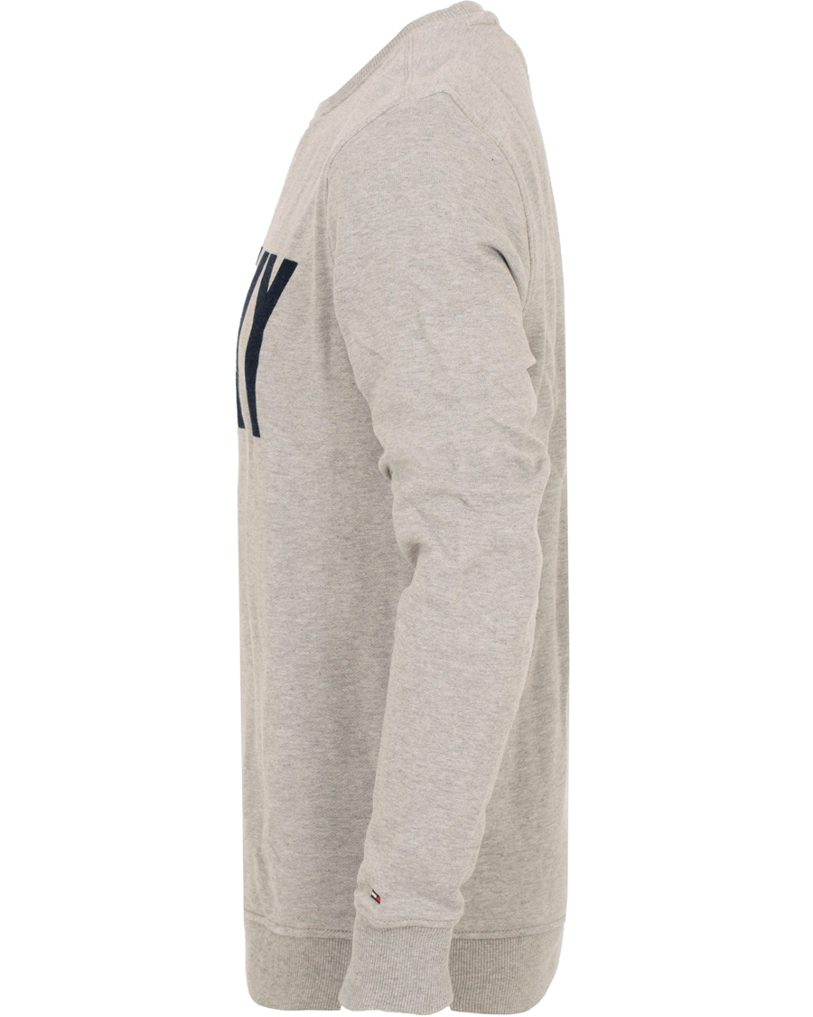 Herre | Trøjer | Tommy Hilfiger Denim | Logo Crew Neck Sweatshirt Grey