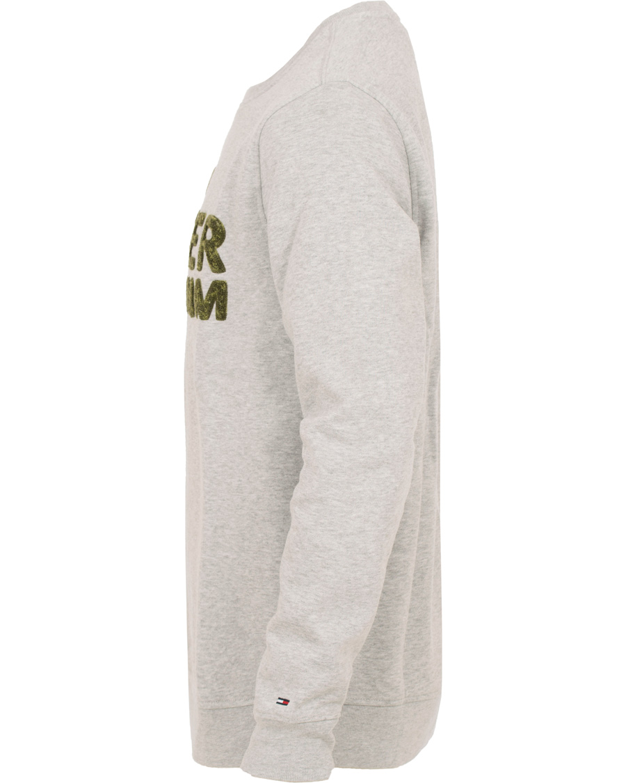 Herre | Trøjer | Tommy Hilfiger Denim | Logo Crew Neck Sweatshirt Grey