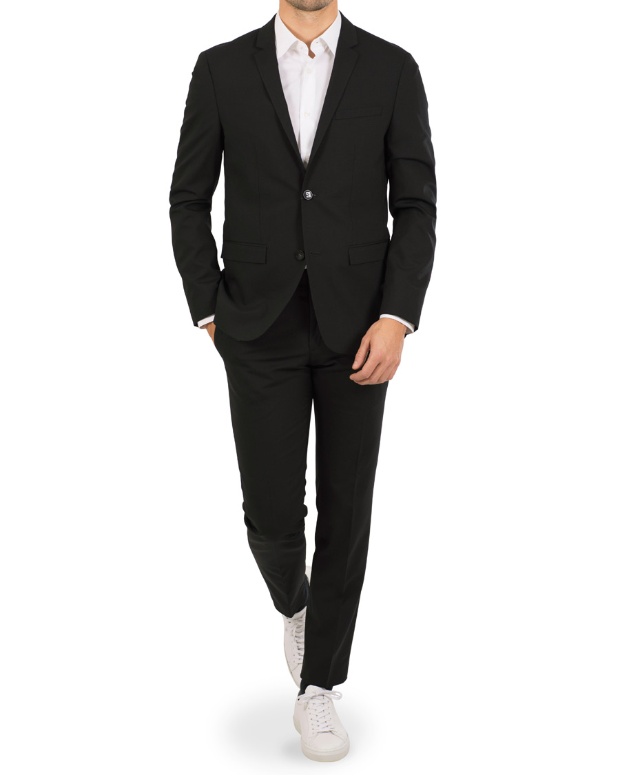 Herre | Blazere & jakker | Calvin Klein | Tirrell Stretch Wool Blazer Perfect Black