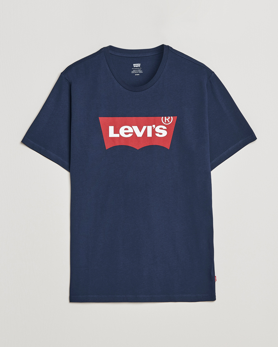 Velkommen Knogle fænomen Levi's Logo Tee Dress Blue - CareOfCarl.dk