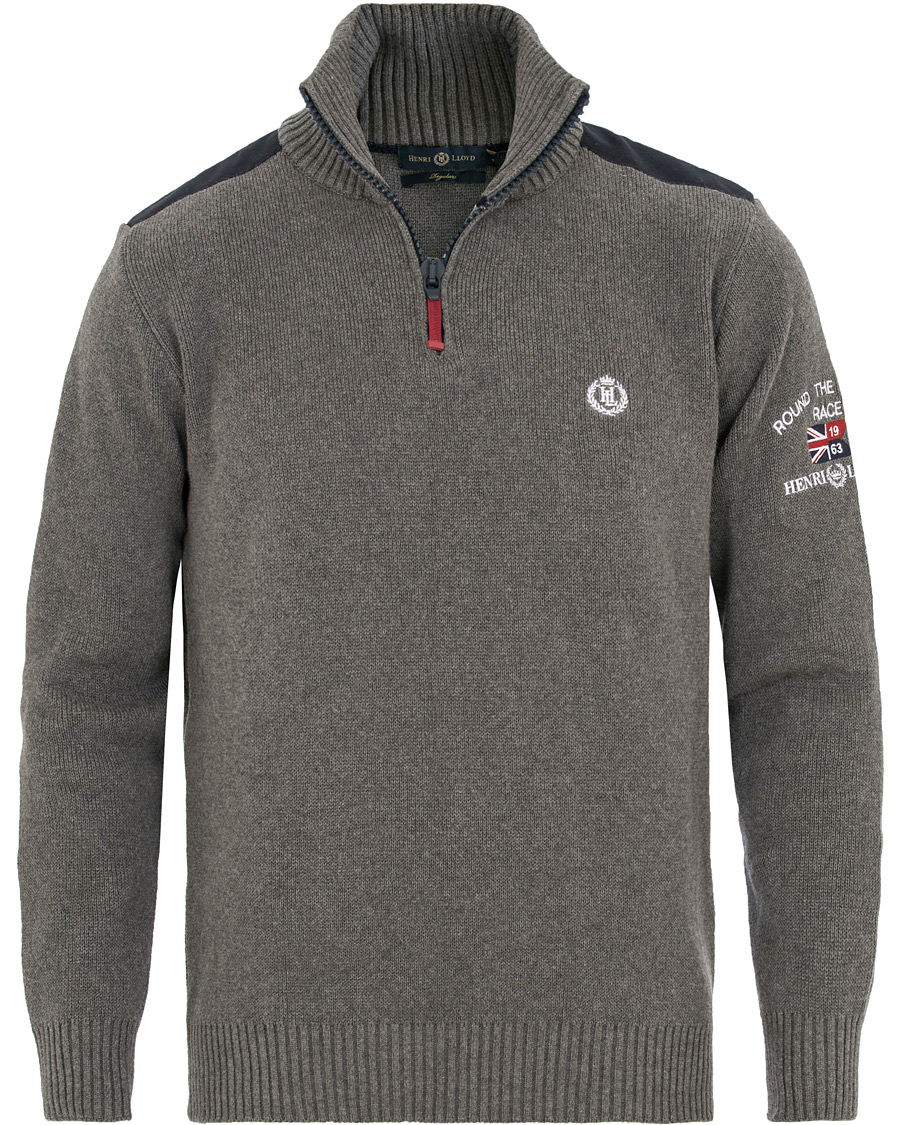 Herre | Trøjer | Henri-Lloyd | Henri Lloyd RWR Half Zip Grey Melange