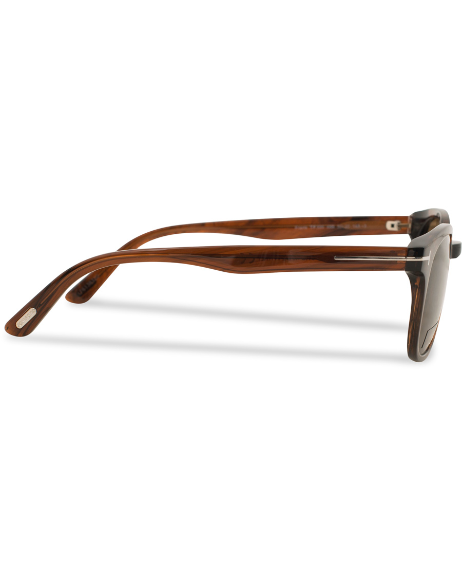 Herre | Tom Ford Frank FT0399 Sunglasses Shiny Dark Brown | Tom Ford | Frank FT0399 Sunglasses Shiny Dark Brown