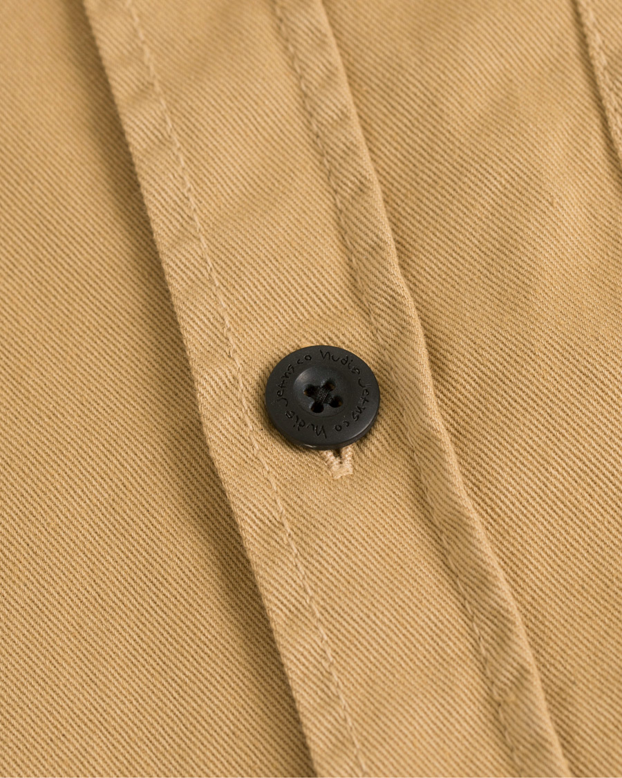 Herre | Skjorter | Nudie Jeans | Henry Pigment Dyed Shirt Beige