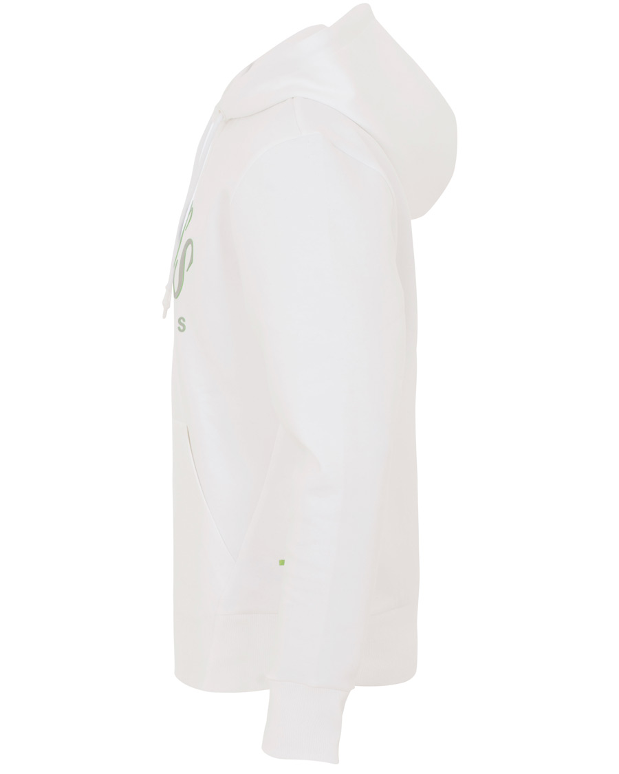 Herre | Trøjer | BOSS GREEN | BOSS Athleisure Sly Hooded Sweatshirt Training White
