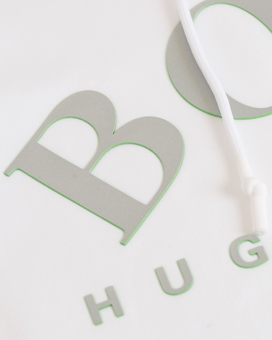 Herre | Trøjer | BOSS GREEN | BOSS Athleisure Sly Hooded Sweatshirt Training White