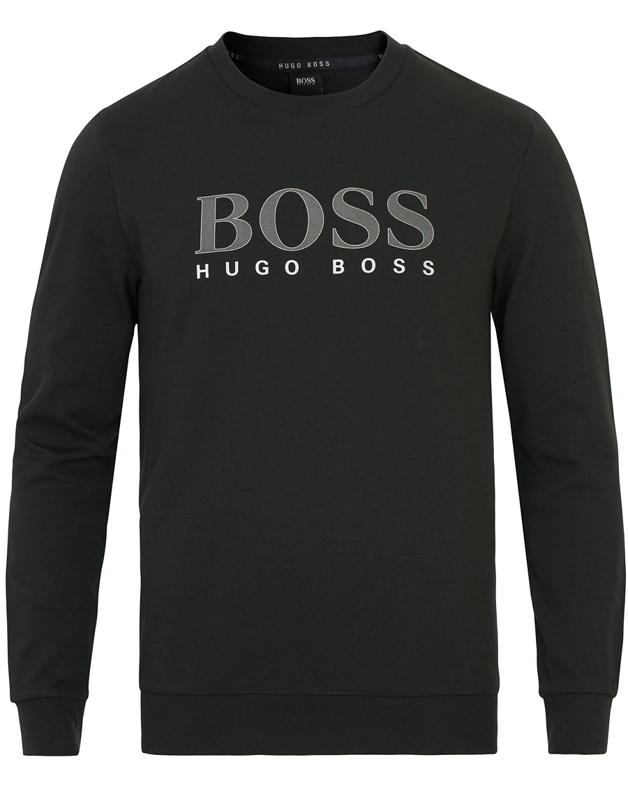 Herre | Trøjer | BOSS BLACK | BOSS Tracksuit Logo Sweatshirt Black