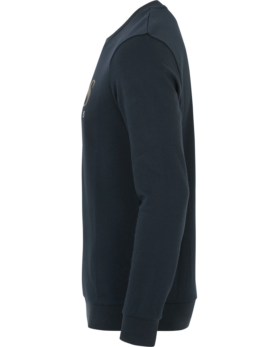 Herre | Trøjer | BOSS BLACK | BOSS Tracksuit Logo Sweatshirt Navy