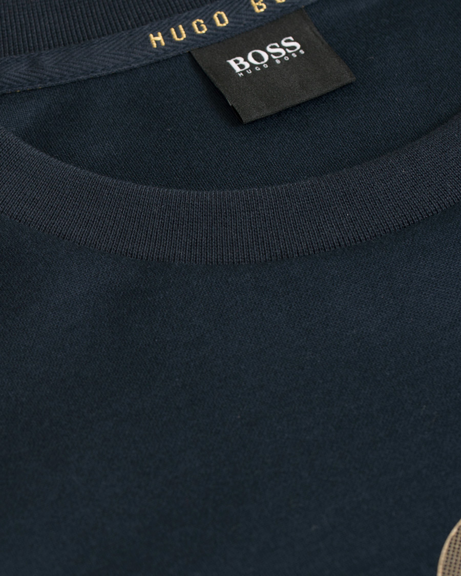 Herre | Trøjer | BOSS BLACK | BOSS Tracksuit Logo Sweatshirt Navy