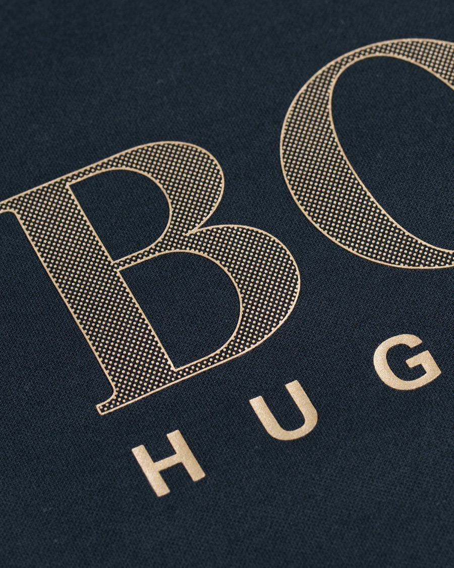 Herre | Trøjer | BOSS BLACK | BOSS Tracksuit Logo Sweatshirt Navy