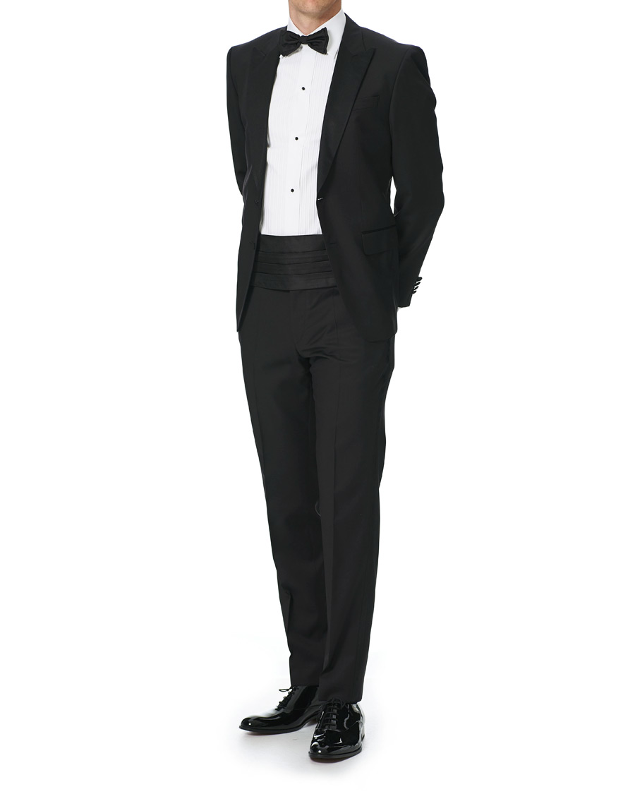 Herre | Bukser | BOSS BLACK | BOSS Gilian Tuxedo Trousers Black